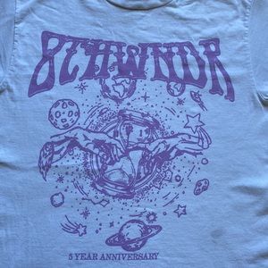 8THWNDR limited edition 5-year anniversary graphic Tee men’s size small